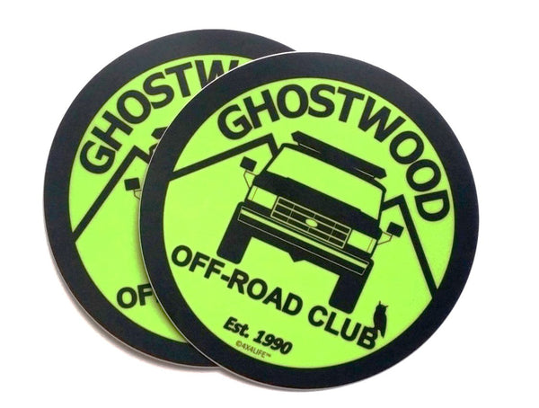Ghostwood Off-Road Club 4" Decal - NOW IN STOCK!