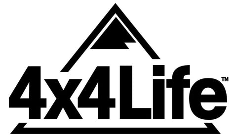 4x4 Life Mountain Logo - Transfer Decal (White or Black)