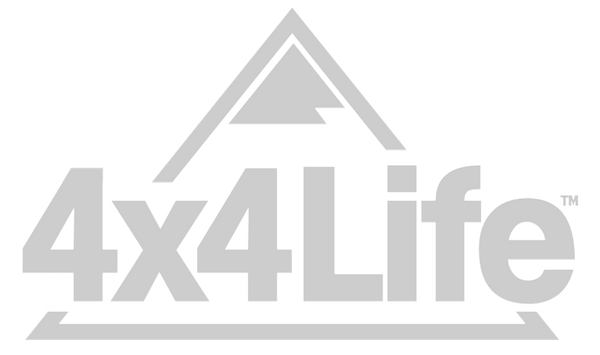 4x4 Life Mountain Logo - Transfer Decal (White or Black)