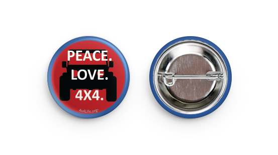4x4Life Buttons. Buy 1, 2,or all 3!